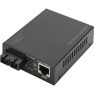 Gigabit PoE Medienkonverter, RJ45 / SC, MM, PSE Gigabit PoE Medienkonverter, RJ45 / SC, MM, PSE