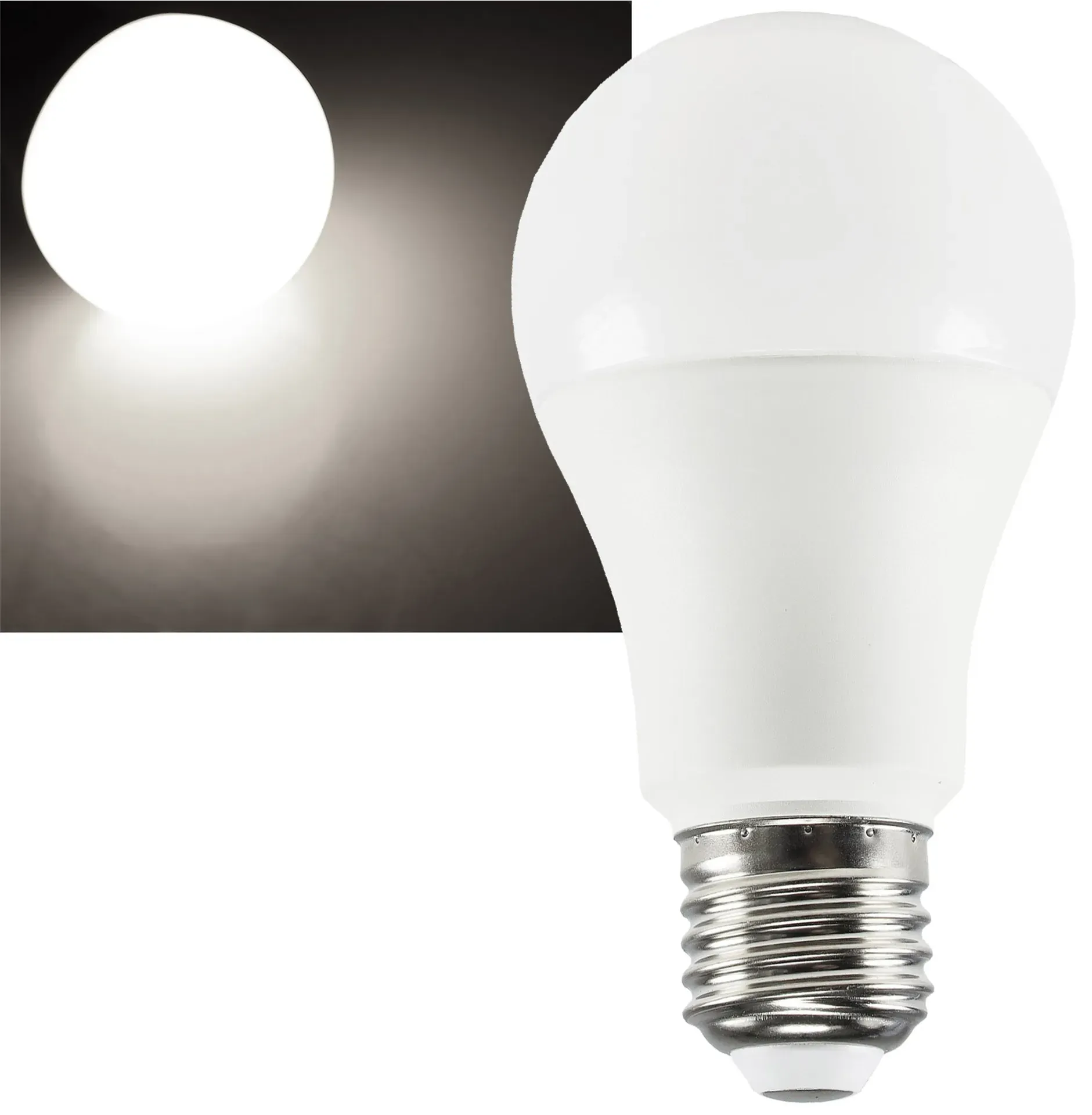 LED Glühlampe E27 “G70” neutralweiß 230V, 160°, 8,7W, 815lm, 4170K LED Glühlampe E27 “G70” neutralweiß 230V, 160°, 8,7W, 815lm, 4170K