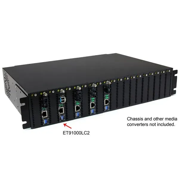 StarTech.com LWL / Glasfaser Gigabit 1000 Mbit/s Multimode Medienkonverter - LC 550m – Bild 4
