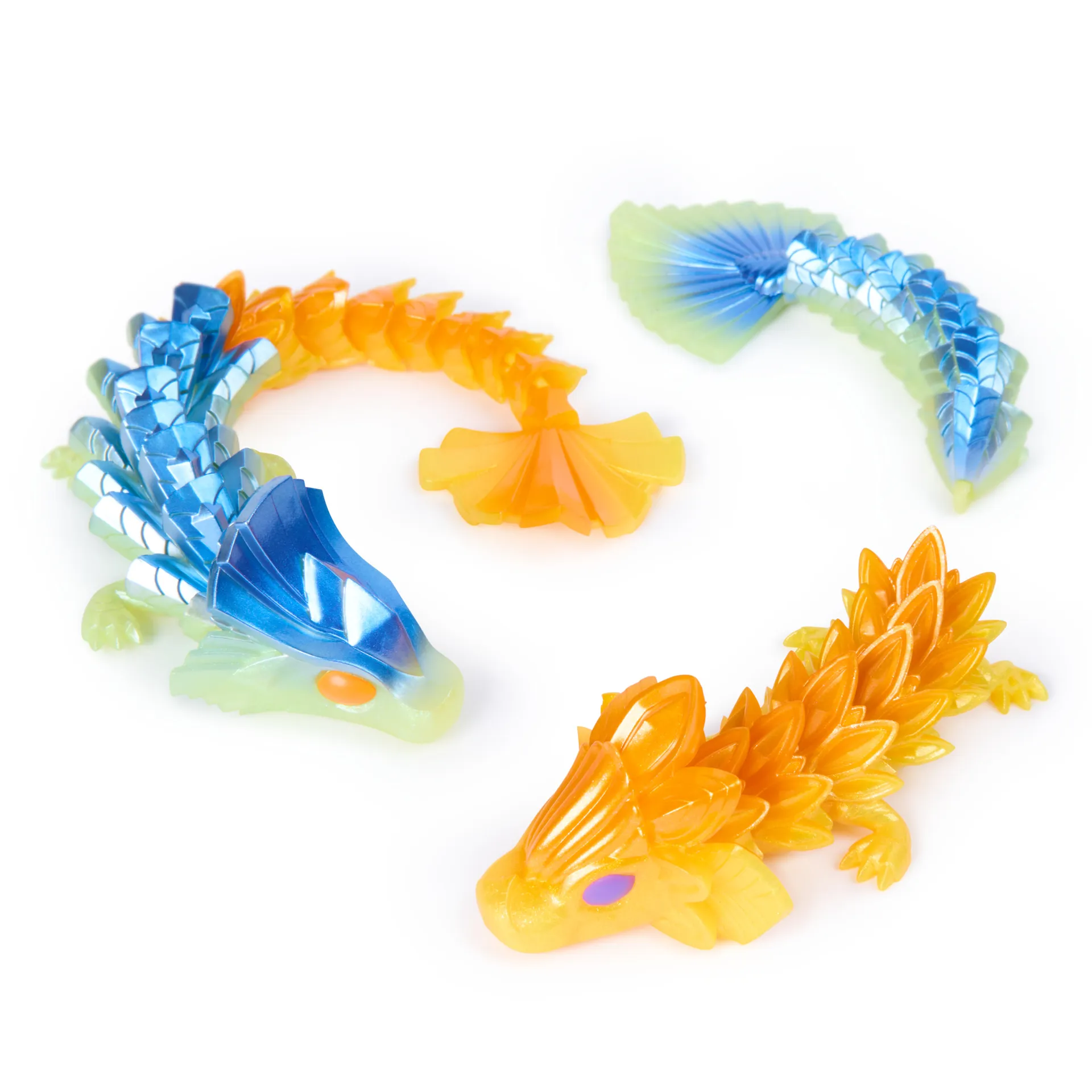 CrystaLynx Small Dragons - 23 cm große sammelbare, bewegliche Drachenfigur, Blindbox, Fidget-Spielzeug – Bild 3