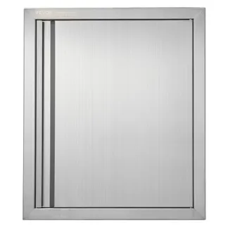 VEVOR Grillzugangstür, 457 x 533 mm, Einzelne Außenküchentür, Flächenbündig Montierte Edelstahltür, Vertikale Wandtür mit Versenkbarem Griff, für Grillinsel, Grillstation, Außenschrank VEVOR Grillzugangstür, 457 x 533 mm, Einzelne Außenküchentür, Flächenbündig Montierte Edelstahltür, Vertikale Wandtür mit Versenkbarem Griff, für Grillinsel, Grillstation, Außenschrank