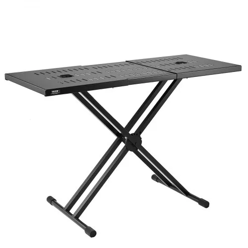 VEVOR DJ-Tischständer, (32″-43″) x 18″ tragbarer DJ-Laptop- und Controller-Ständer, leichter DJ-Schreibtisch, DJ-Pult, höhenverstellbarer DJ-Ständer, faltbarer Double-X-Keyboardständer und Tischplatte, Audio-Mixer-Ständer VEVOR DJ-Tischständer, (32″-43″) x 18″ tragbarer DJ-Laptop- und Controller-Ständer, leichter DJ-Schreibtisch, DJ-Pult, höhenverstellbarer DJ-Ständer, faltbarer Double-X-Keyboardständer und Tischplatte, Audio-Mixer-Ständer