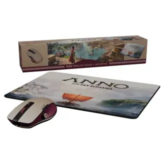 Lexip FLEX MOUSE kabellose Maus mit 3D-Joystick und Mauspad – Anno 117 Edition: Pax Romana Lexip FLEX MOUSE kabellose Maus mit 3D-Joystick und Mauspad – Anno 117 Edition: Pax Romana