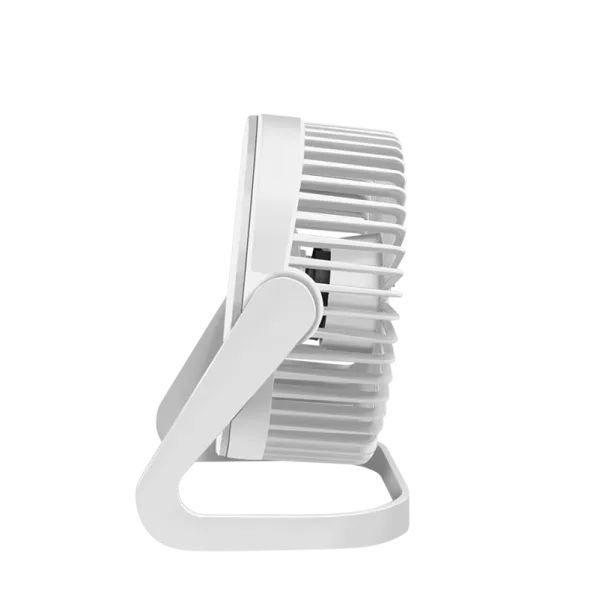 USB-Schreibtischventilator, 15,24 cm, 40 dB, weiß – Bild 3