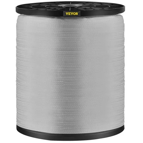 VEVOR 567 kg Polyester-Zugband, 961 m x 12,7 mm flaches Band für Draht- und Kabelrohrarbeiten, variable Funktionen, flaches Seil zum Ziehen/Laden/Verpacken bei jedem Wetter VEVOR 567 kg Polyester-Zugband, 961 m x 12,7 mm flaches Band für Draht- und Kabelrohrarbeiten, variable Funktionen, flaches Seil zum Ziehen/Laden/Verpacken bei jedem Wetter