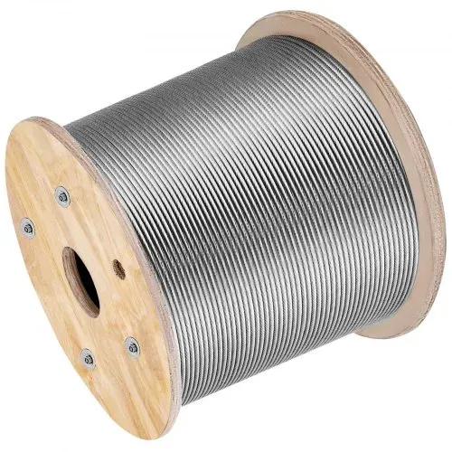 VEVOR Edelstahlkabel 3/16 Zoll x 1000 Fuß, T316 Marine Grade Deckkabelgeländer, 1 x 19 Litzen Konstruktion geflochtenes Flugzeugkabel für Deckgeländer Lichterketten zum Aufhängen von Verandazäunen DIY-Baluster – Bild 10