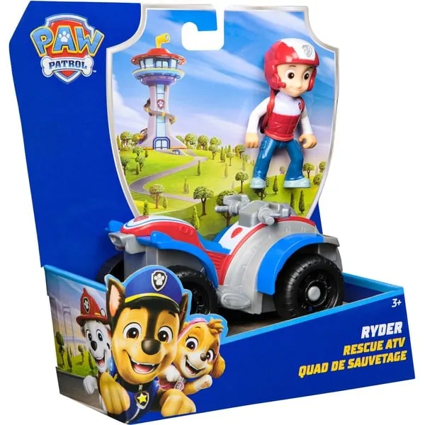 PAW Patrol - Ryder-Figur mit Quad-Rettungsfahrzeug, stabiles Basis-Fahrzeug (2025), authentisches Spielzeug zur Serie für Kinder ab 3 Jahren – Bild 6
