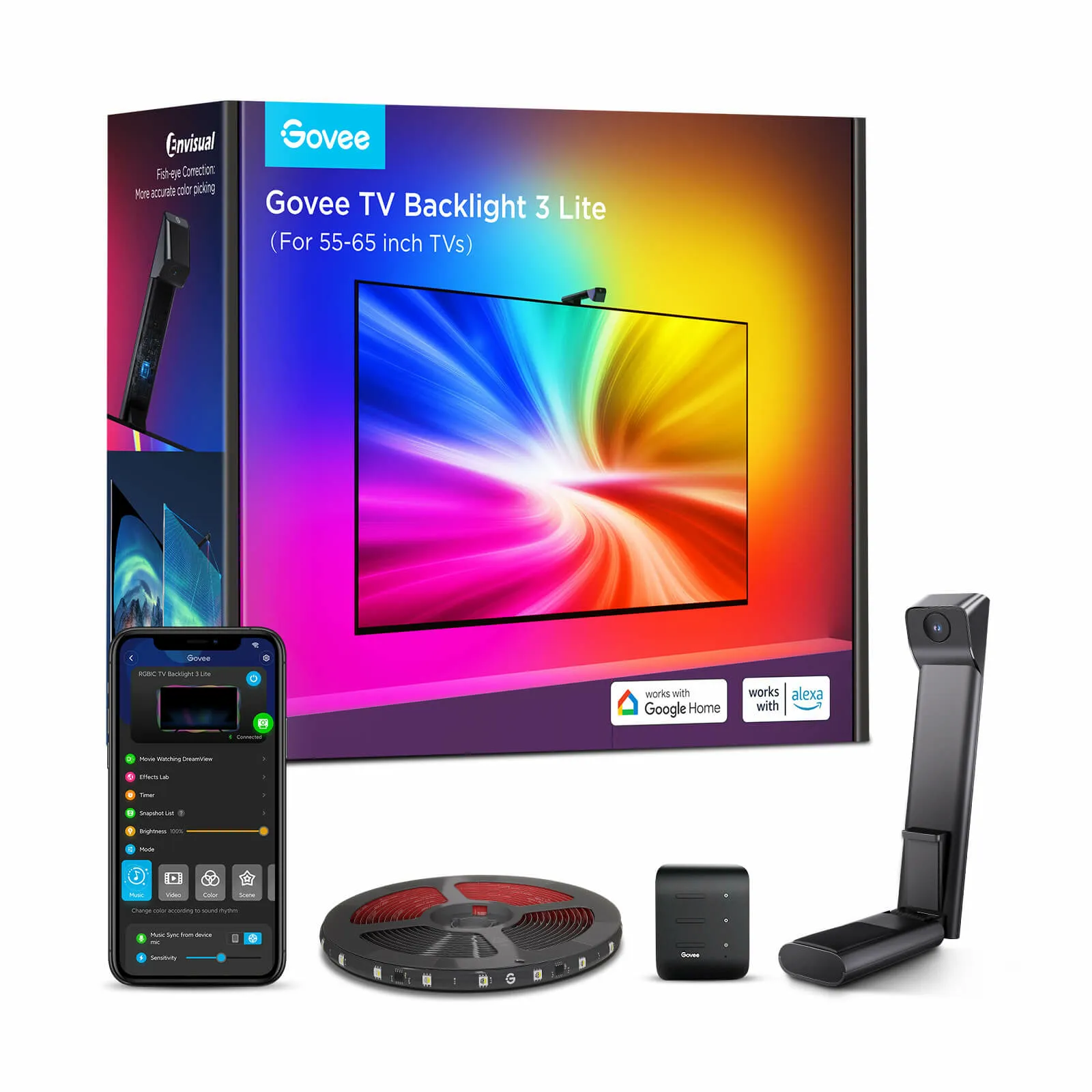 Govee H6099 Intelligente Wandleuchte Wi-Fi/Bluetooth Govee H6099 Intelligente Wandleuchte Wi-Fi/Bluetooth