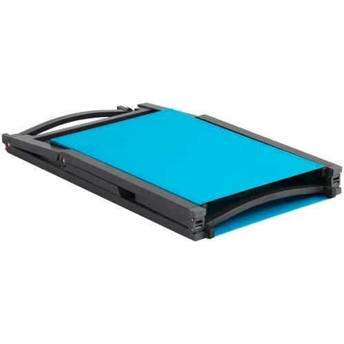 VEVOR Chaiselongue-Sessel für den Außenbereich, Aluminium-Terrassen-Loungesessel mit 5 verstellbaren Positionen, klappbarer Pool-Loungesessel mit Liegefunktion und komplett flacher Sonnenstuhl für Terrasse, Strand, Pool, Blau – Bild 10