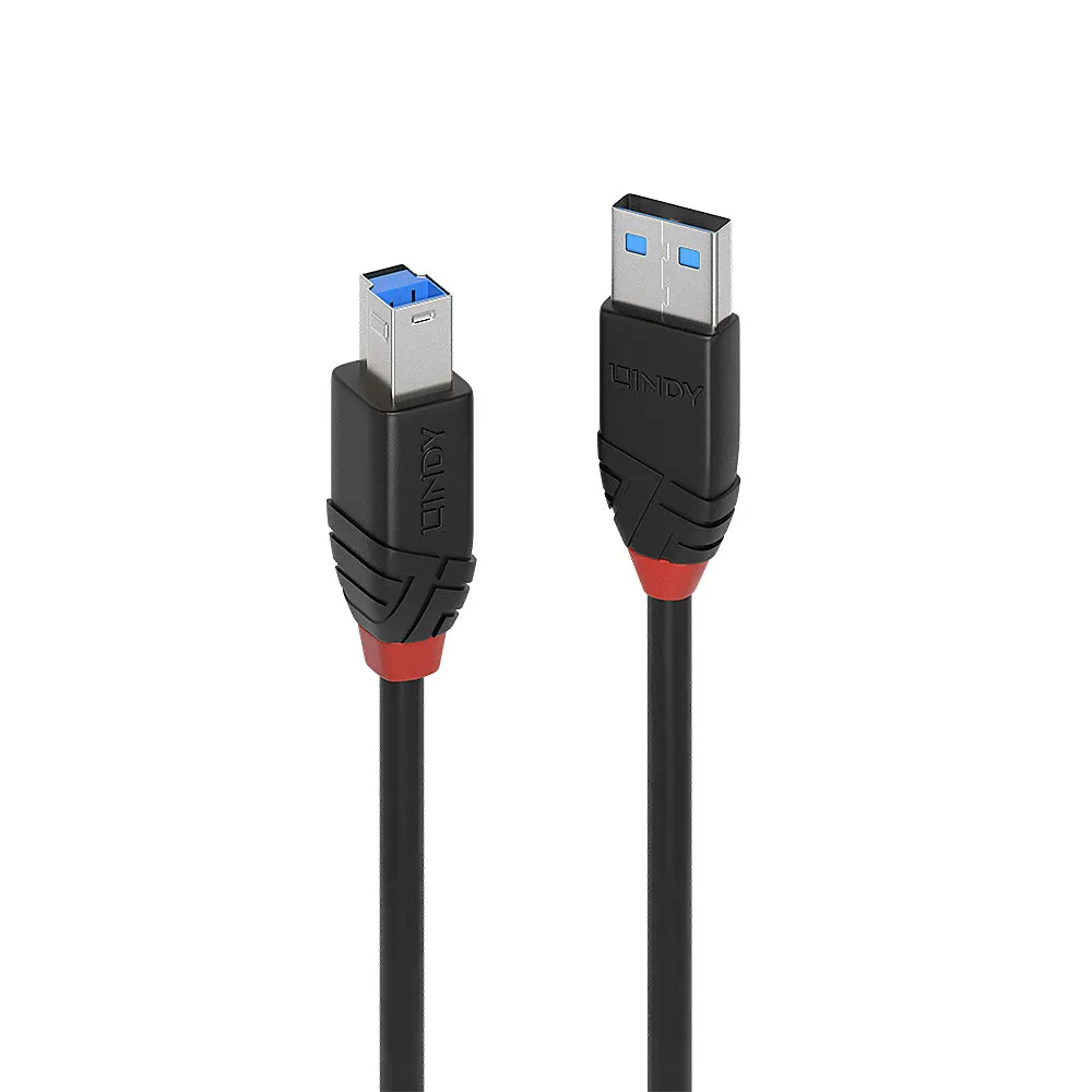 Lindy 43227 USB Kabel USB 3.2 Gen 1 (3.1 Gen 1) 10 m USB A USB B Schwarz Lindy 43227 USB Kabel USB 3.2 Gen 1 (3.1 Gen 1) 10 m USB A USB B Schwarz