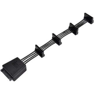 SST-CP06-E4, 1x 15-Pin-SATA > 4x 15-Pin-SATA, Kabel SST-CP06-E4, 1x 15-Pin-SATA > 4x 15-Pin-SATA, Kabel
