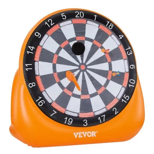 VEVOR aufblasbares Fußball-Dartboard, über 1,83 m hohes riesiges Fußball-Dartboard mit 4 Kickbällen & 6 Darts & 6 Äxten & Luftpumpe, ideal für riesige Gartenspiele, riesiges Kick-Darts-Spiel – Bild 10