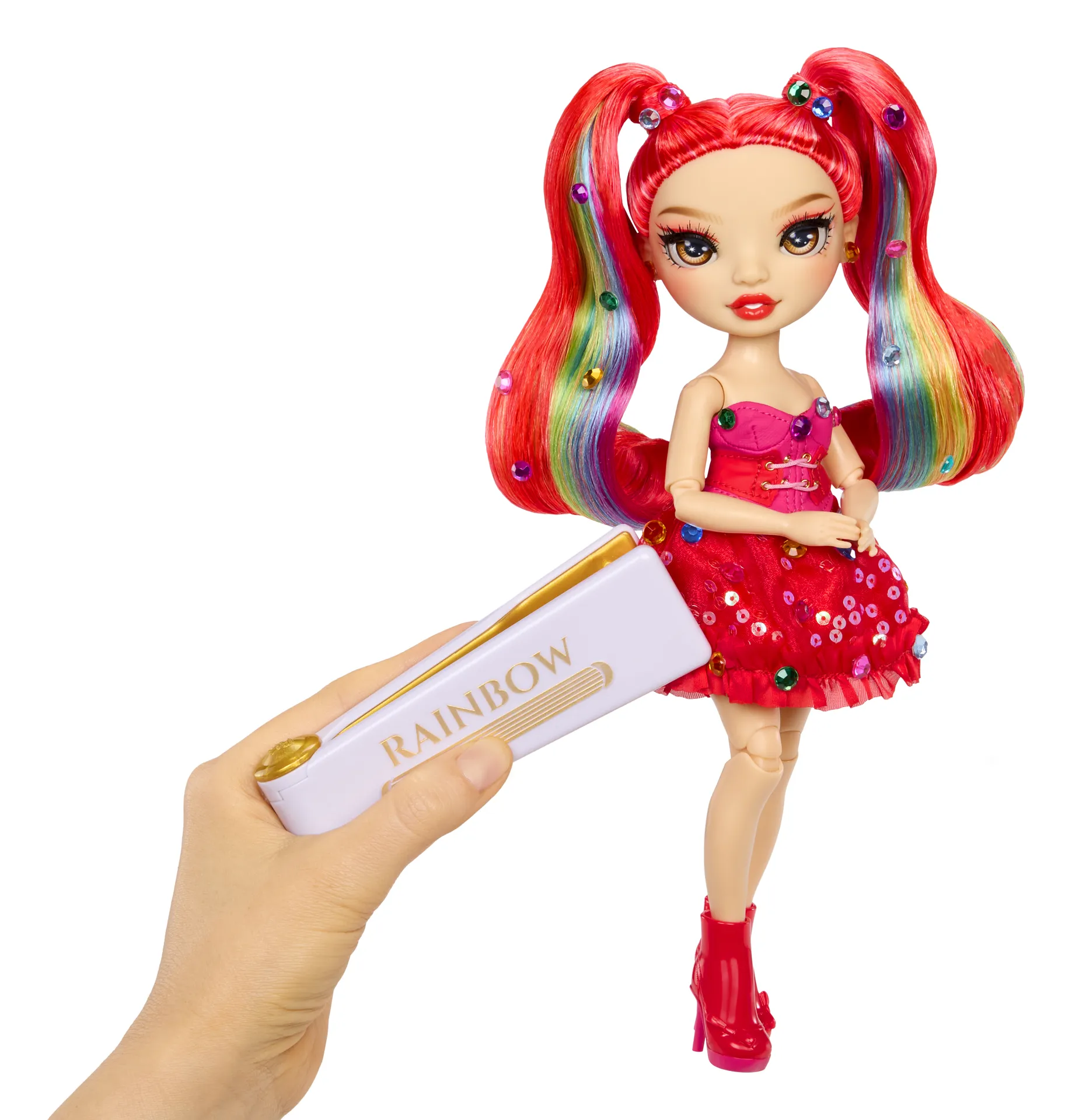 Rainbow High Be Dazzling Fashion Dolls- Vivienne Rouge (Red) – Bild 4
