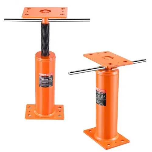 VEVOR Wagenheber für den Hausgebrauch, 2er-Pack, Höhenbereich von 30,5 bis 40,6 cm, maximale Tragkraft pro Einheit: 40,6 kg, verstellbarer Stützbalken, Kellerheberpfosten zum Nivellieren, Teleskop-Stahlheber für vorübergehende Unterstützung – Bild 10