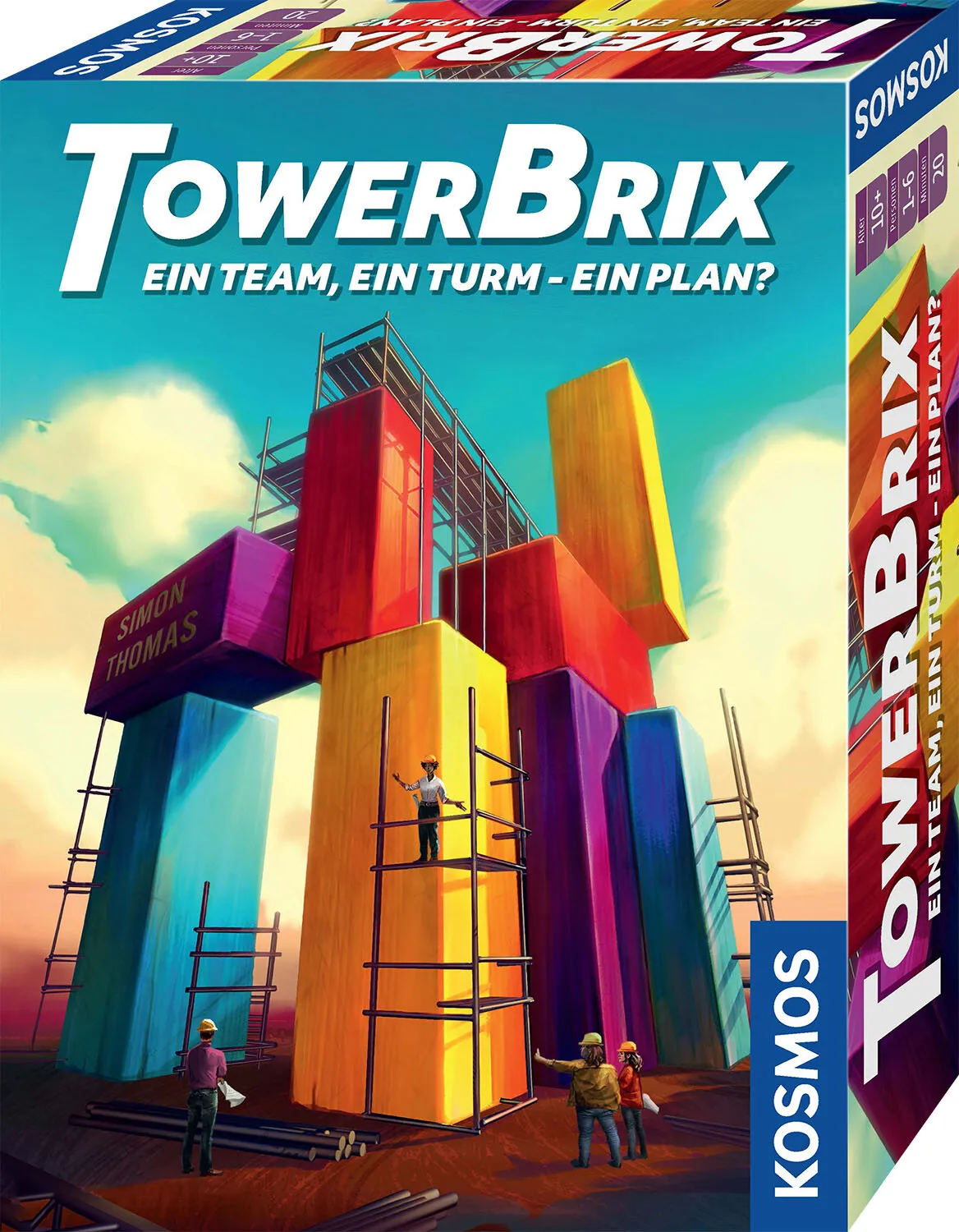Kosmos TowerBrix 20 min Brettspiel Familie Kosmos TowerBrix 20 min Brettspiel Familie