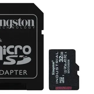 Kingston Technology 32GB microSDHC Industrial C10 A1 pSLC Karte + SD-Adapter Kingston Technology 32GB microSDHC Industrial C10 A1 pSLC Karte + SD-Adapter