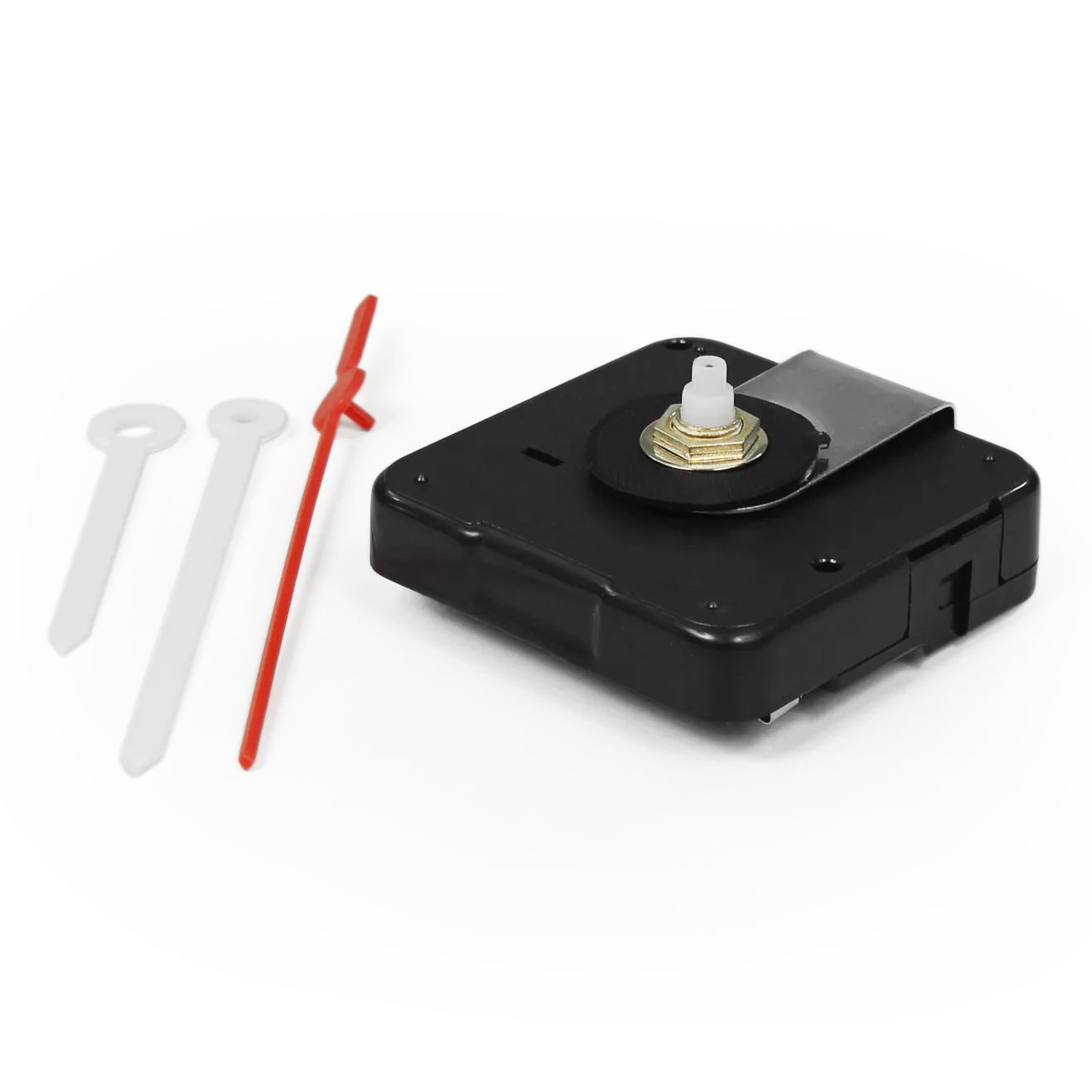 Quarzuhrwerk McPower “CQ-5001“, 1x Kunststoff-Zeigersatz, springend Quarzuhrwerk McPower “CQ-5001“, 1x Kunststoff-Zeigersatz, springend