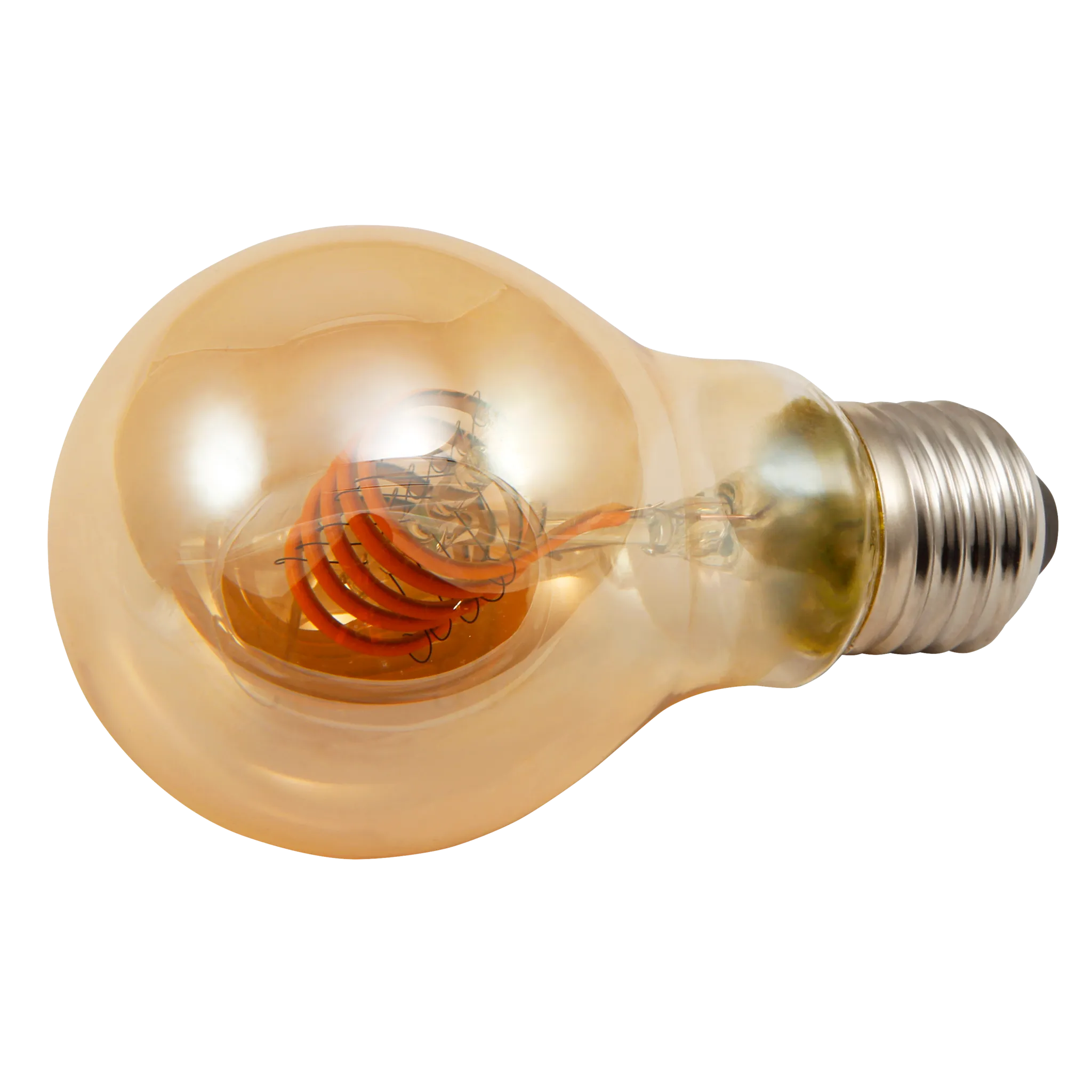 LED Filament Glühlampe McShine ''Retro'' E27, 6W, 490lm, goldenes Glas, dimmbar – Bild 2