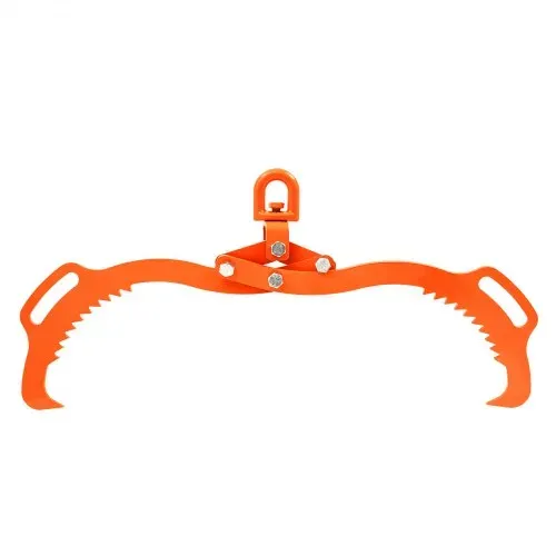 VEVOR Profi Forstzange 710-812 mm, 2 Krallen, drehbare Holzzange aus Stahl, Hebezange Tragfähigkeit 700 kg, gezahntes Klauendesign, Schleppzange, Holzgreifer, Hakenzange für LKW, Traktoren, Trolleys – Bild 9