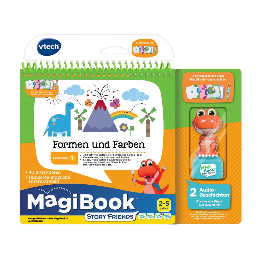 VTech MagiBook Lernstufe 1 - Formen und Farben inklusive Story'Friend Lernfigur – Bild 2