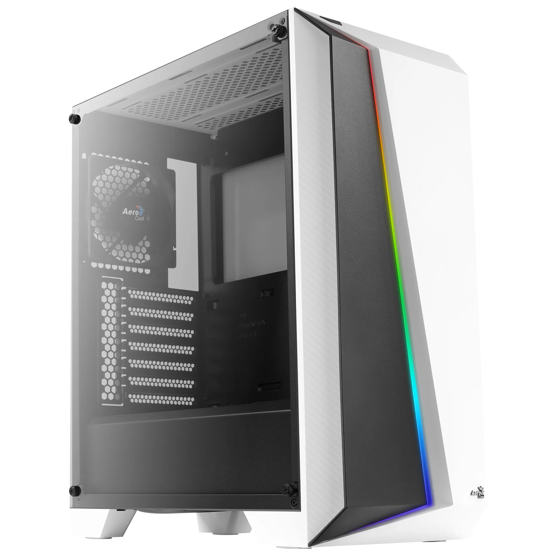 Aerocool CYLONPROWG Midi Tower Weiß – Bild 3