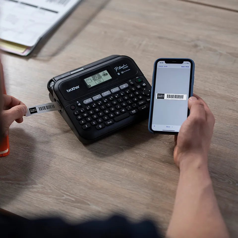 Brother PT-D460BTVP - Beschriftungsgerät mit USB- und Bluetooth-Schnittstelle – Bild 2