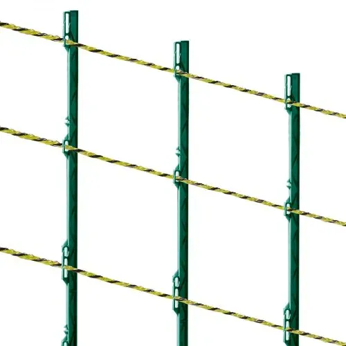 VEVOR Elektrozaundraht, 3366 Fuß 1026 m tragbarer Polydraht, 1/8 Zoll Durchmesser, 6 Edelstahllitzen für zuverlässige Leitfähigkeit und UV- und Rostbeständigkeit, Zaunseil für Pferde, Rinder, Vieh – Bild 10