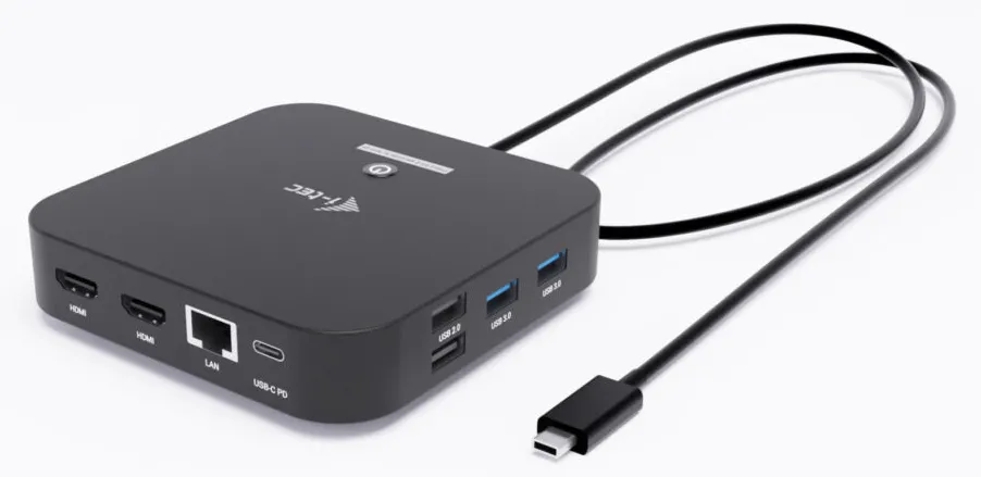 i-tec USB-C Dual HDMI Docking Station with Power Delivery 100 W – Bild 3