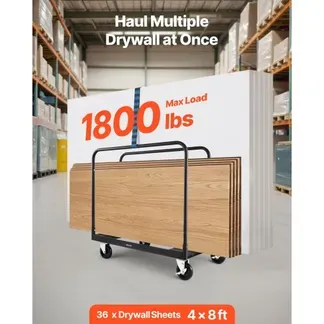 VEVOR Plattenwagen, 816 kg, Transportwagen mit 360° Lenkrollen, Plattenkarre mit Zurrgurt & 3 seitlichen Handläufen, Plattenroller, Transporthilfe für Fabrik, Lager, Garage, Schwarz, 955x610x935 mm VEVOR Plattenwagen, 816 kg, Transportwagen mit 360° Lenkrollen, Plattenkarre mit Zurrgurt & 3 seitlichen Handläufen, Plattenroller, Transporthilfe für Fabrik, Lager, Garage, Schwarz, 955x610x935 mm