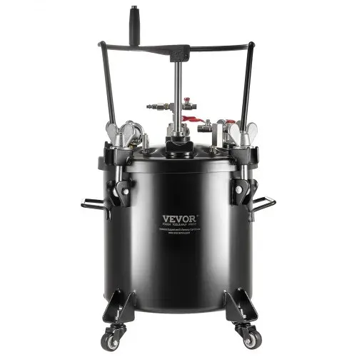 VEVOR Druckbehälter für Sprühfarbe, 20 L Druckbehälter, 70 psi einstellbarer Druck, Druckbehälter-Farbbehälter mit Rollen und Dichtmittel zur Leckreparatur, für Heimdekoration und Industrielackierung – Bild 10