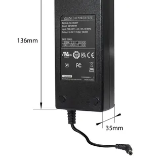 ALLNET Ersatznetzteil 54V/1,85A Medical 5,5mm x 2,1mm ALLNET Ersatznetzteil 54V/1,85A Medical 5,5mm x 2,1mm