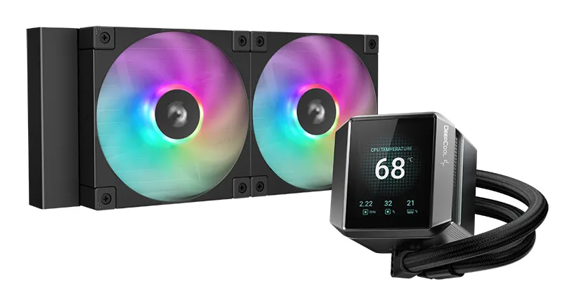 DeepCool MYSTIQUE 240 ARGB Prozessor All-in-One-Flüssigkeitskühler 12 cm Schwarz 1 Stück(e) DeepCool MYSTIQUE 240 ARGB Prozessor All-in-One-Flüssigkeitskühler 12 cm Schwarz 1 Stück(e)