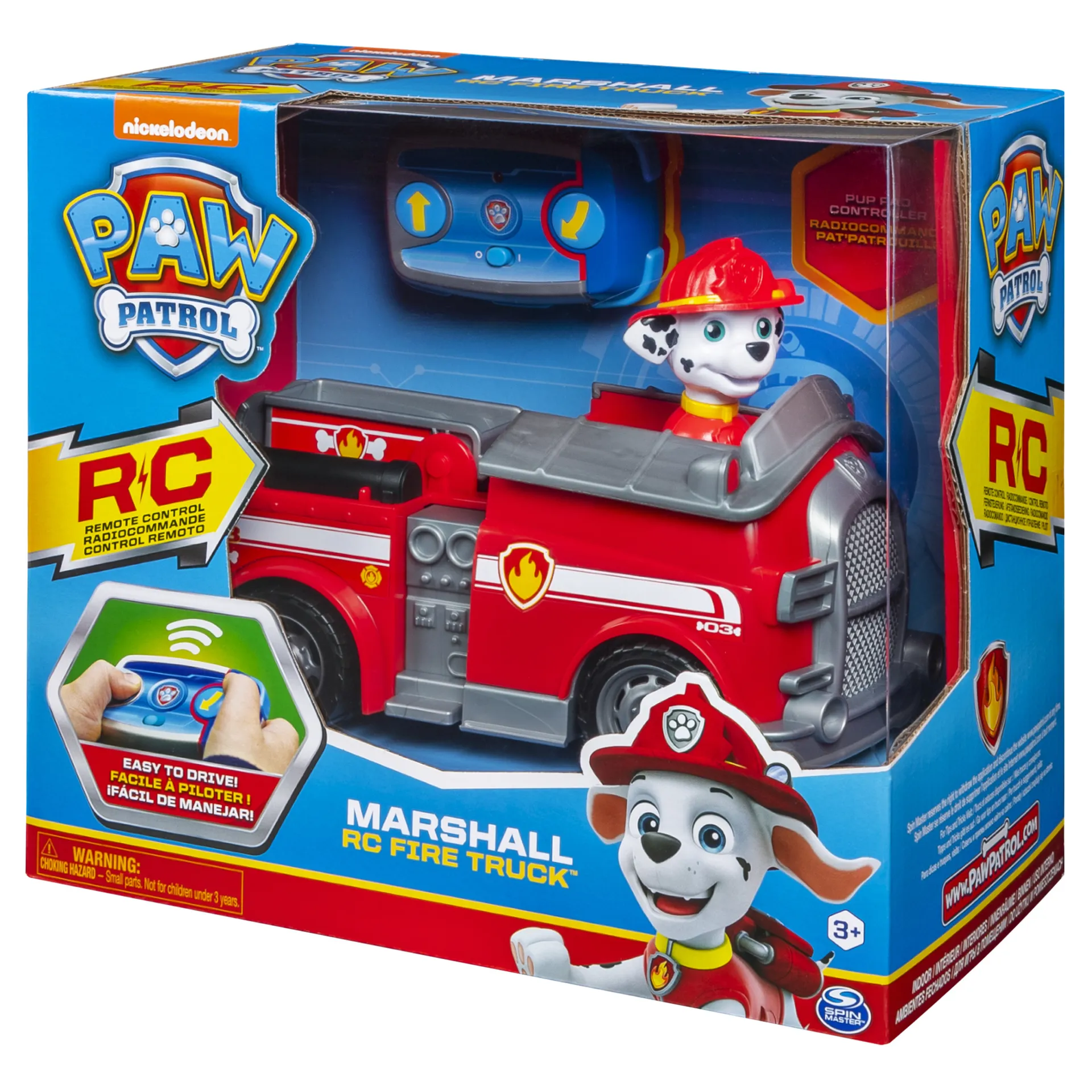PAW Patrol Marshalls ferngesteuertes Feuerwehrauto mit Fernbedienung, Spielzeug für Kinder ab 3 Jahren, Batteriebetrieben – Bild 7