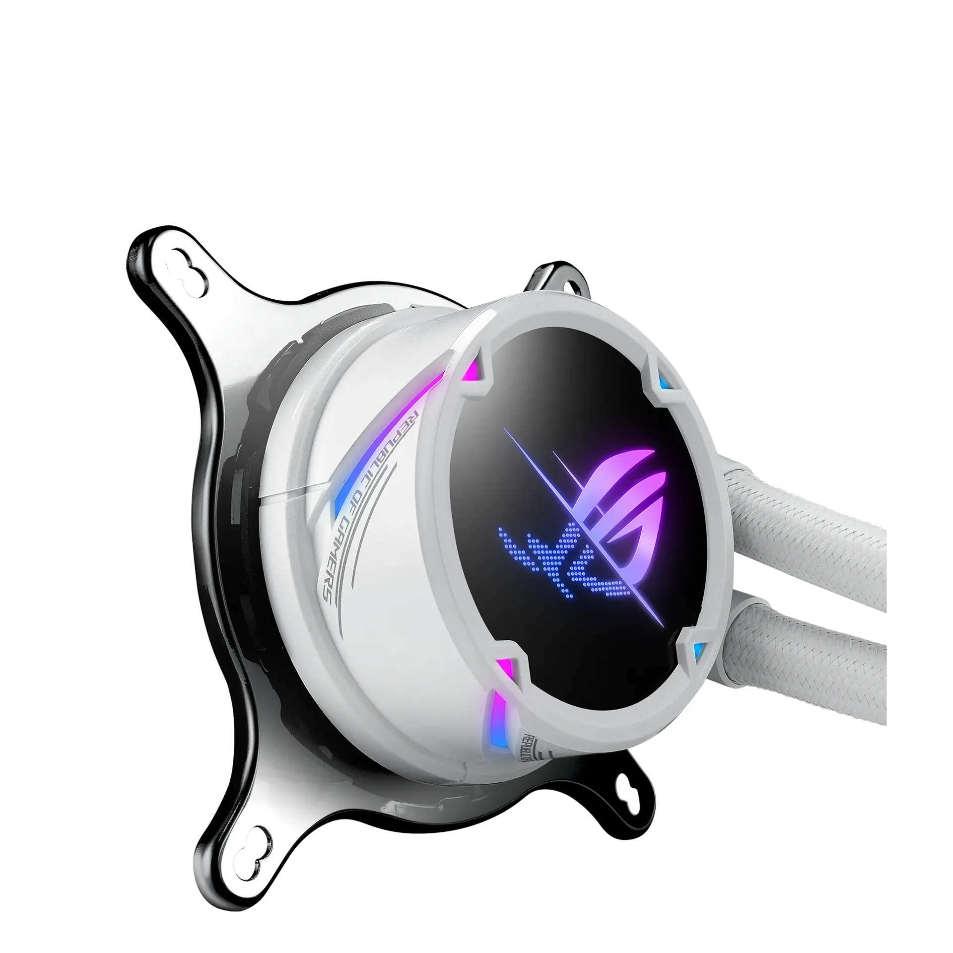 ASUS ROG STRIX LC II 240 ARGB White Edition Prozessor All-in-One-Flüssigkeitskühler 12 cm Weiß 1 Stück(e) – Bild 3