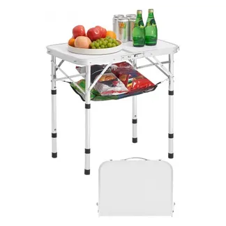 VEVOR Klapptisch Buffettisch tragbarer Allzwecktisch 60 x 40 cm, höhenverstellbarer Tisch (für 2-4 Personen) mit Tragegriff, Gartentisch Campingtisch für Partys Picknick Camping Grillen BBQ, Silber VEVOR Klapptisch Buffettisch tragbarer Allzwecktisch 60 x 40 cm, höhenverstellbarer Tisch (für 2-4 Personen) mit Tragegriff, Gartentisch Campingtisch für Partys Picknick Camping Grillen BBQ, Silber