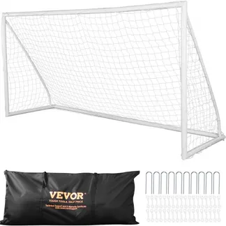 VEVOR Fußballtor Profi Soccertor 1 Stk. 371 x 121,5 x 183 cm, Outdoor Fußballtor, Tragbares Fußballtor, Hochwertige Outdoor Torwand für Erwachsene & Kinder, Fussballtore Garten Stadion Fußballtraining VEVOR Fußballtor Profi Soccertor 1 Stk. 371 x 121,5 x 183 cm, Outdoor Fußballtor, Tragbares Fußballtor, Hochwertige Outdoor Torwand für Erwachsene & Kinder, Fussballtore Garten Stadion Fußballtraining