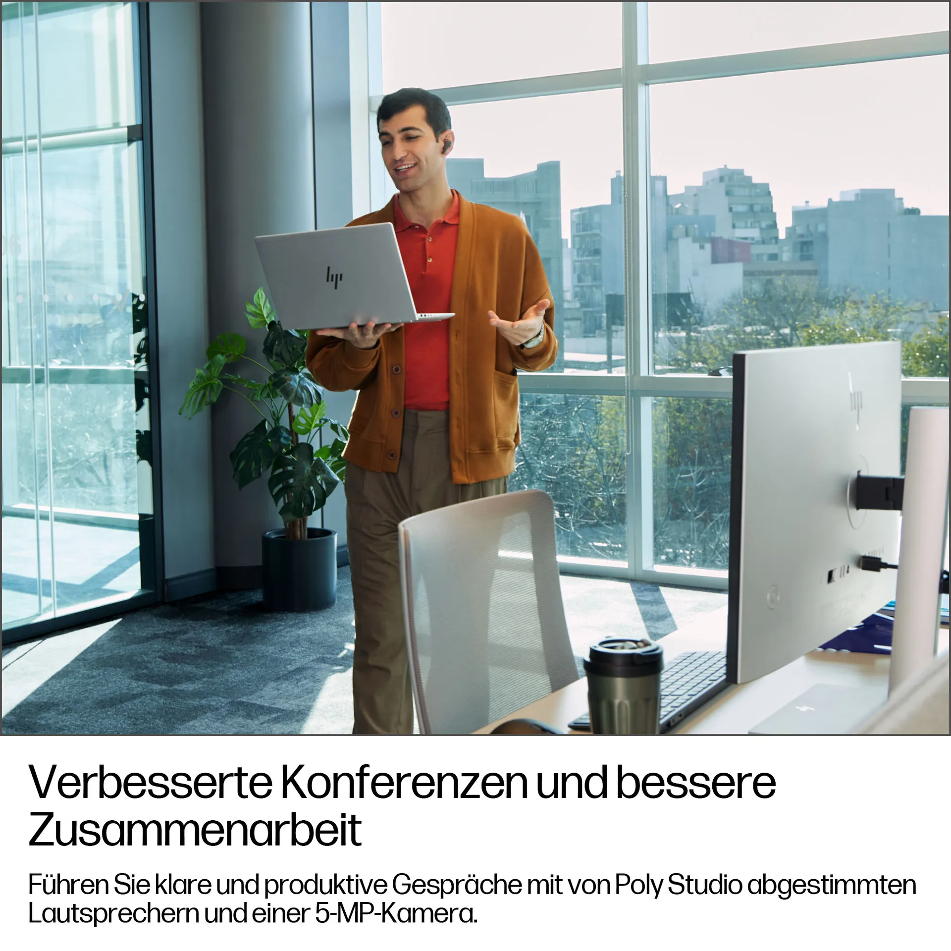 HP EliteBook 6 G1a AI PC AMD Ryzen™ 5 230 Laptop 40,6 cm (16") WUXGA 16 GB DDR5-SDRAM 512 GB SSD Wi-Fi 7 (802.11be) Windows 11 Pro Silber – Bild 4