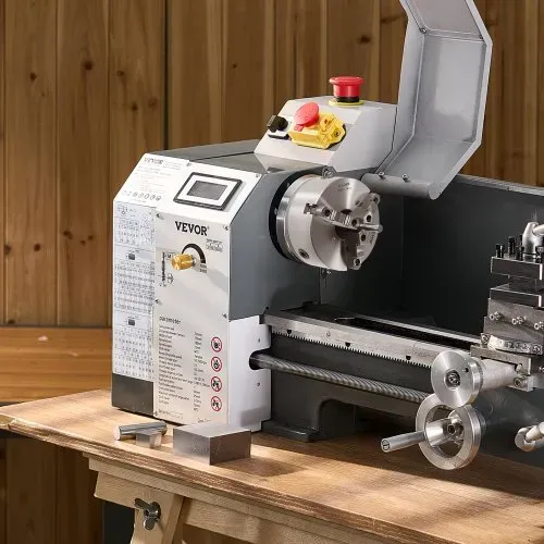 VEVOR 3-Backen-Drehfutter, φ200 mm, Spannfutter mit 57,15-mm-8-Gewinde-Trägerplatte, 4-200 mm Spannbereich mit T-Schlüsselschrauben, HT300-Material, für Holz-Metall-Drehmaschinen – Bild 7