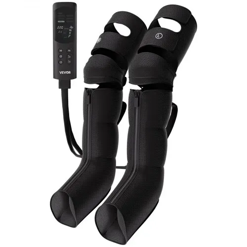 VEVOR Beinmassagegerät Lymphdrainage Gerät mit Luftkompression & 6 Modi, für Tägliche Entspannung, 9 Intensitätsstufen 3 Wärmestufen Automatische Abschaltfunktion, inkl. Aufbewahrungstasche Adapter – Bild 9