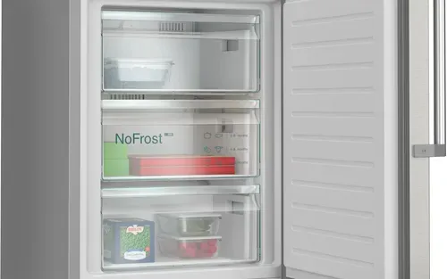 Siemens iQ500 KG39NAIAU Kühl- und Gefrierkombination Freistehend A Gebürsteter Stahl – Bild 6