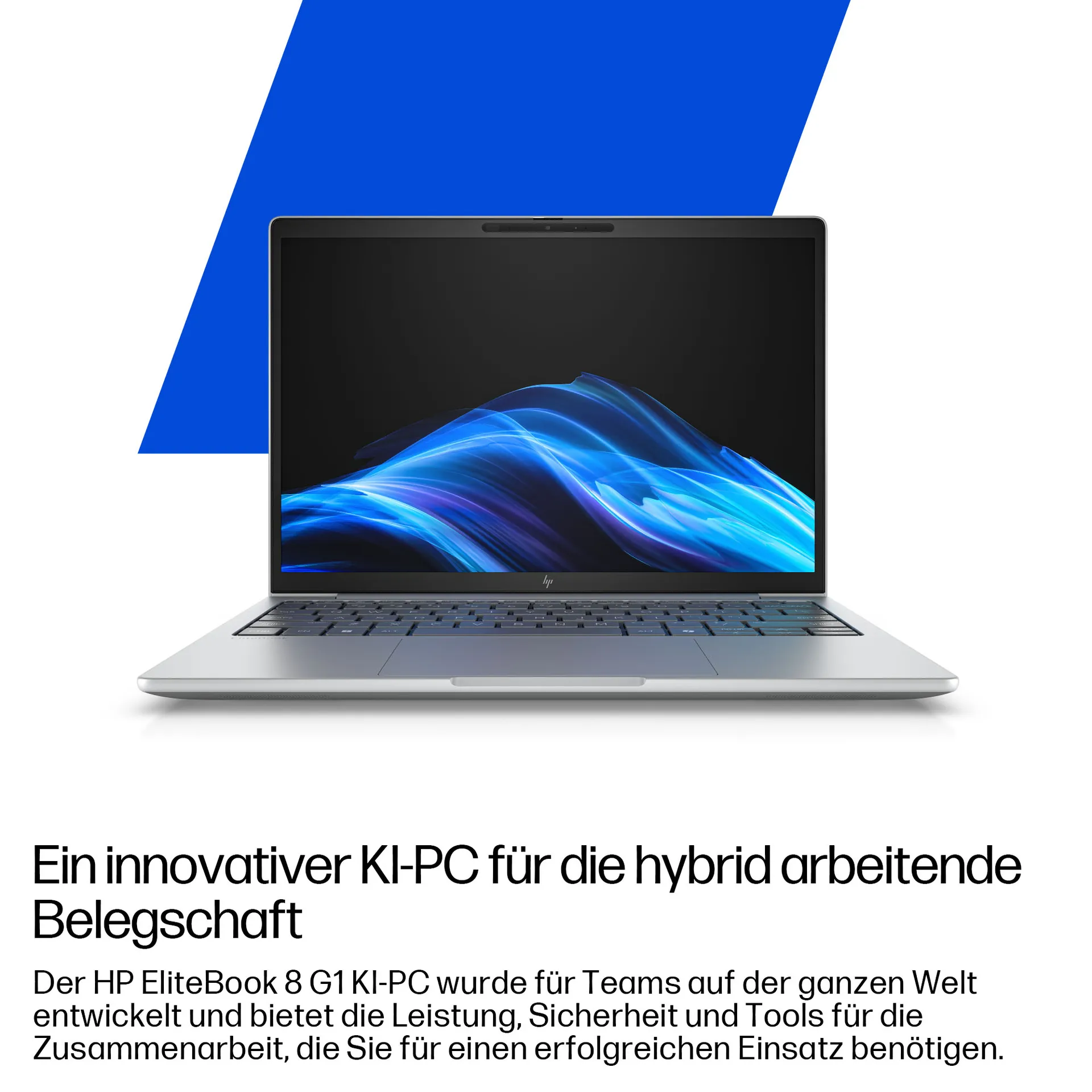 HP EliteBook 8 G1i 16 inch Notebook AI PC Intel Core Ultra 5 225U Laptop 40,6 cm (16") WUXGA 16 GB DDR5-SDRAM 512 GB SSD Wi-Fi 7 (802.11be) Windows 11 Pro Silber – Bild 5