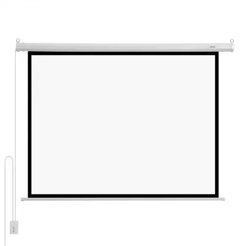 VEVOR Motorisierte Projektionsleinwand, 1829 mm 4:3 1080 HD Elektrische Projektionsleinwand, Wandmontierter Projektionsprojektor mit Fernbedienung, Automatische Filmleinwand für das Familien-Heimbüro-Kino – Bild 10