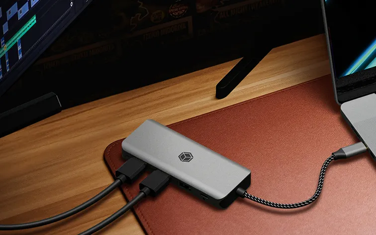 ICY BOX IB-DK4012-CPD, 9 in 1 USB Type-C® Notebook DockingStation, 2x HDMI – Bild 4