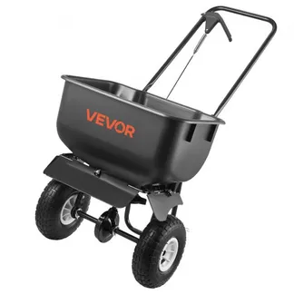 VEVOR Streuwagen 3,66 m Streubreite, Düngestreuer mit 36,3 kg Tragkraft & 10 Zoll Rädern, Schleuderstreuer als Aussaathilfe oder Düngerwagen für Saatgut, Dünger, Streusalz & Enteisungsmittel VEVOR Streuwagen 3,66 m Streubreite, Düngestreuer mit 36,3 kg Tragkraft & 10 Zoll Rädern, Schleuderstreuer als Aussaathilfe oder Düngerwagen für Saatgut, Dünger, Streusalz & Enteisungsmittel