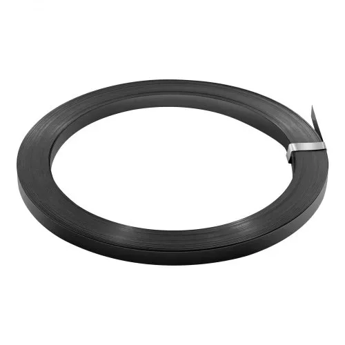 VEVOR Umreifungsstahlband, 19 mm x 0,55 mm x 91 m, Verpackungsstahlband, Metallbandrolle, 775,6 kg Bruchfestigkeit, Stahlumreifungsbänder, Hochleistungsbandrolle für Palettenverpackung – Bild 8