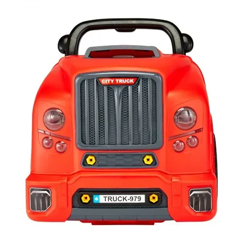 VEVOR Motorspielzeug, 60-teilig, Autoreparaturset für Kinder, mit abnehmbaren Teilen, Lichtern & Geräuschen, Lenkrad & Hupe, Mechaniker-Werkstattset für Kinder für Kleinkinder ab 3 Jahren, Rot – Bild 10