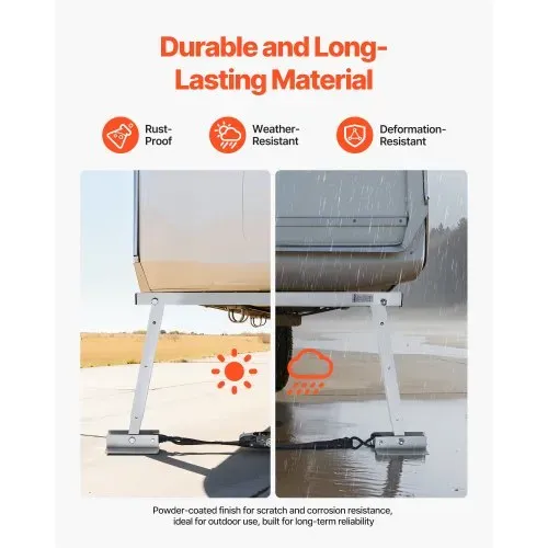 VEVOR Wohnmobilstabilisator Stoßstangenstabilisator für Anhänger Wohnmobile Sattelauflieger, höhenverstellbar 304,8-711,2 mm, reduziert das Wackeln des Wohnmobils, 1 Stk. Stützung – Bild 4