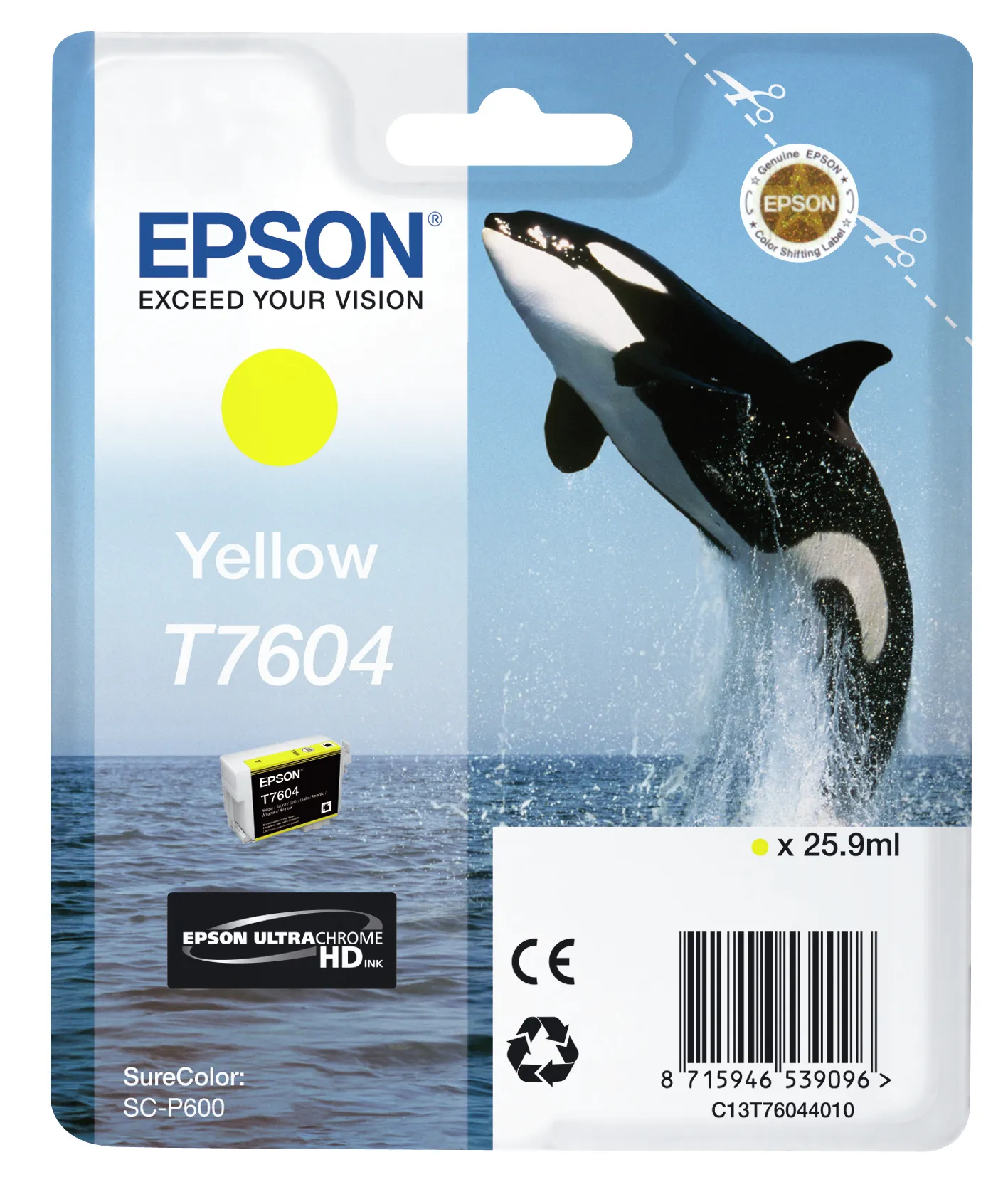 Epson T7604 Gelb Epson T7604 Gelb