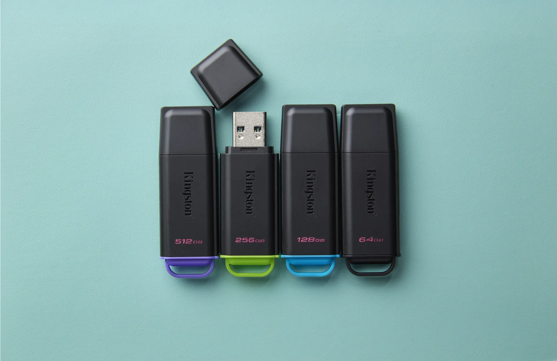 Kingston Technology DataTraveler 256GB Tragbarer USB 3.2 Gen 1 Exodia Schwarz + Grün – Bild 7