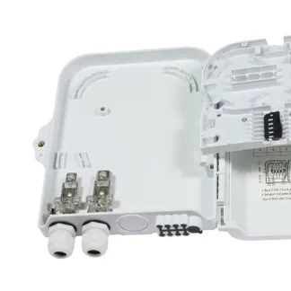 LWL-FTTH Wandgehäuse, IP65, 2xEingang/ 8xAusgang, Synergy 21 LWL-FTTH Wandgehäuse, IP65, 2xEingang/ 8xAusgang, Synergy 21